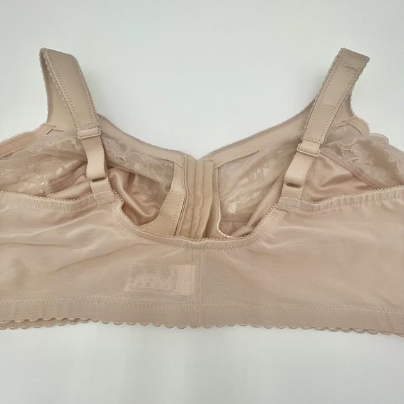 Glamorise 48DD Women's Full Figure Magic Lift Front Close Support Bra CH400 - Picture 5 of 16